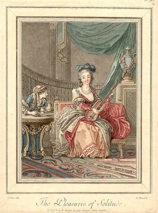 Item #10110 The Pleasures of Solitude. Louis Marin after Jean Baptiste LE PRINCE BONNET