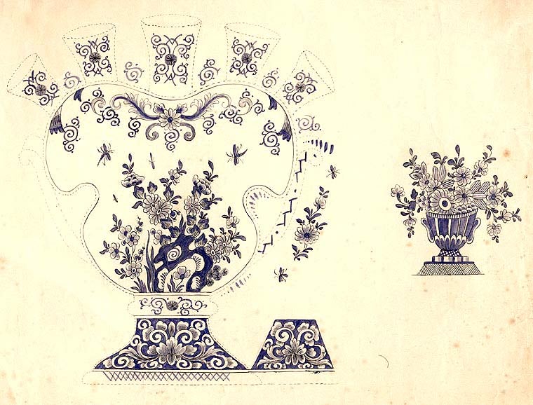 Item #10167 An original design for porcelain. SAMSON, CO, designers.