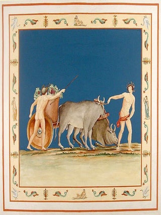 Detail of a fresco in the 'Domus Aureus'