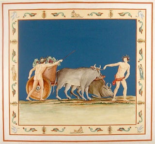 Detail of a fresco in the 'Domus Aureus'