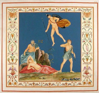 Detail of a fresco in the 'Domus Aureus'