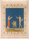 Item #10447 Detail of a fresco in the 'Domus Aureus'. Marco CARLONI, after Franciszek...