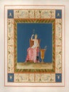 Item #10449 Detail of a fresco in the 'Domus Aureus'. Marco CARLONI, after Franciszek...