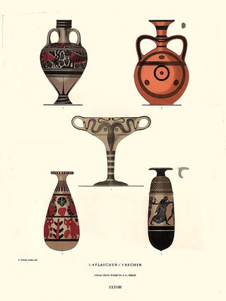 Item #10464 Flaschen / Becher. Albert GENICK, d. 1906