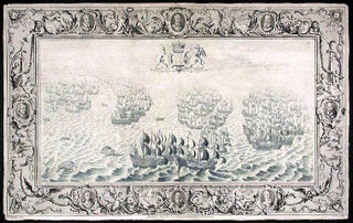Item #10952 [Plate illustrating the defeat of the Spanish Armada by the English Fleet under the...