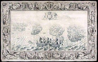 Item #10952 [Plate illustrating the defeat of the Spanish Armada by the English Fleet under the...