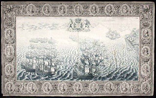 Item #10954 [Plate illustrating the defeat of the Spanish Armada by the English Fleet under the...