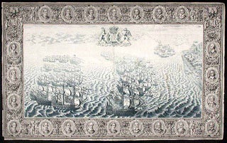 Item #10954 [Plate illustrating the defeat of the Spanish Armada by the English Fleet under the...