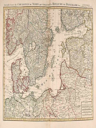 Cartes Des Courones Du Nord Qui Comprend les Royaumes de Danemark, Suede & Nowege, &c./ T&eacute;atre de la Guerre des Courones du nord Qui Comprend les Royaumes de Danemark, Suede & Norwege &c. [and] Seconde Carte des Courones du Nord, que Comprend le Royaume de Danemark &c.
