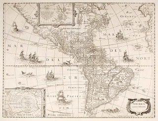 Item #12170 [The World and Continents - Five Maps]. Henricus HONDIUS, Jan JANSSON