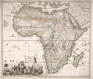 Item #12522 [Africa] Accuratissima Totius Africae Tabula in Lucem Producia Per Tacobum de...