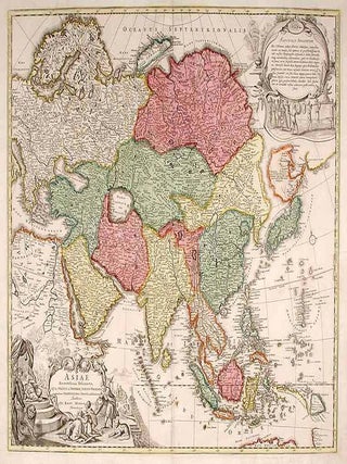 Item #12714 Recentissima Asiae Delineatio, Qua Status et Imperia Totius Orientis unacum...