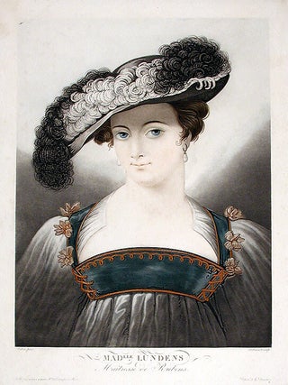 Item #12765 Mademoiselle Lundens / Maîtresse de Rubens. Philibert-Louis DEBUCOURT