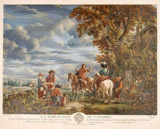 Item #12827 La Marchande de Canards. After Philips WOUWERMAN