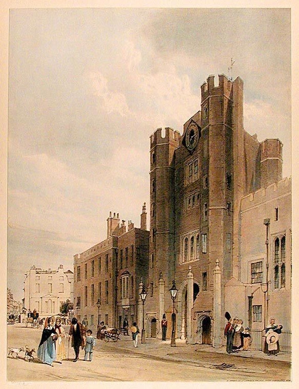 Item #13406 N. Front to St. James's Palace, From Cleveland Row. Thomas SHOTTER BOYS.