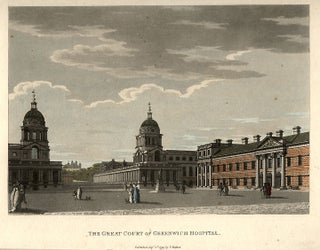 Item #13413 The Great Court of Greenwich Hospital. Thomas MALTON