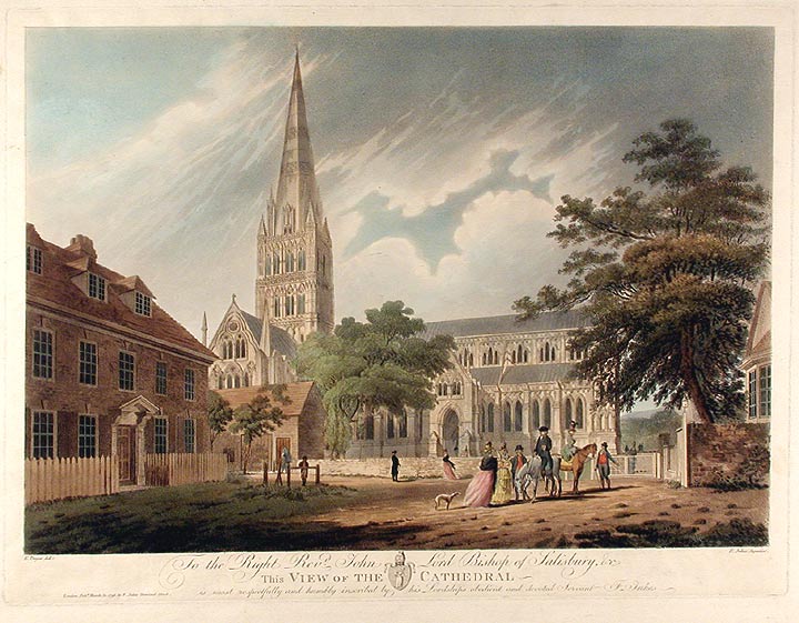 Item #13486 View of the Cathedral. Francis JUKES, after Edward DAYES.