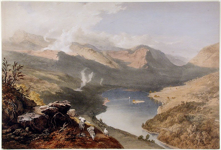 Item #13489 Grassmere from Loughrigg Fell. James Baker PYNE, W. GAUCI.