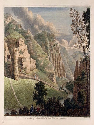 Item #13504 A View of Reynards Hall in Dove Dale, near Ashbourn. John BOYDELL