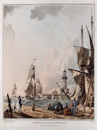 Item #13508 Ramsgate, with a View of the new Light-House. J. after Philippe Jacques LOUTHERBOURG...