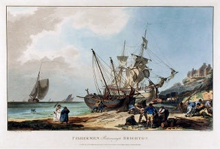 Item #13514 Fishermen Returning to Brighton. B. after Philippe Jacques LOUTHERBOURG COMTE