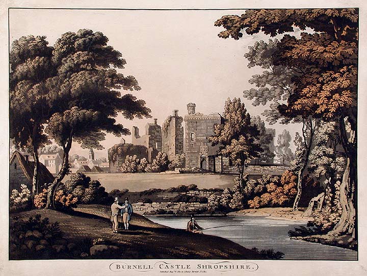 Item #13542 Burnell Castle Shropshire. ANONYMOUS.
