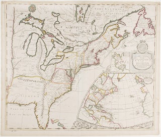Item #13573 A New Map of the English Empire in America Viz Virginia Maryland Carolina...