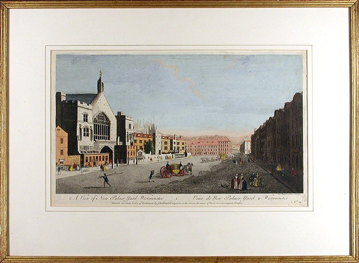 Item #13914 A View of New Palace Yard Westminster: Veüe de New Palace Yard a Westminster. John BOYDELL.