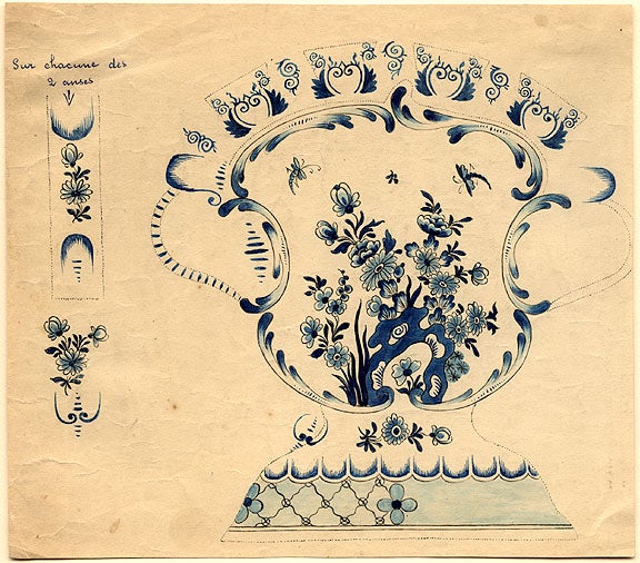 Item #14072 An original design for porcelain. SAMSON, CO, designers.