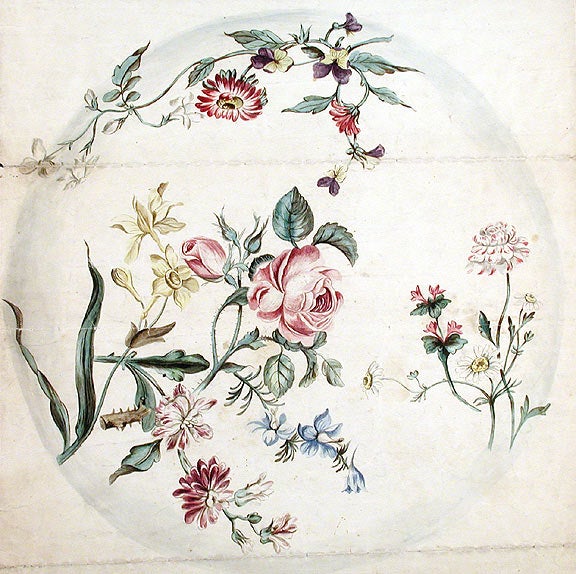 Item #14074 An original design for a porcelain plate. SAMSON, CO, designers.