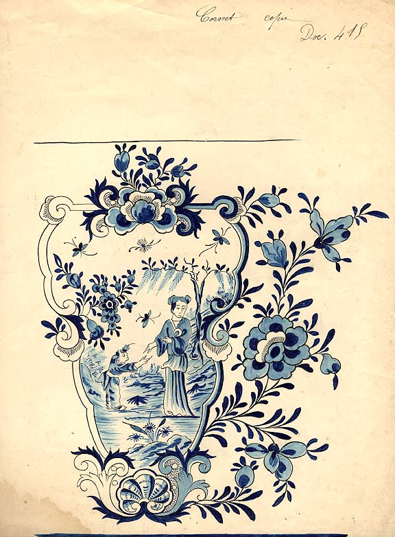 Item #14111 An original design for porcelain. SAMSON, CO, designers.