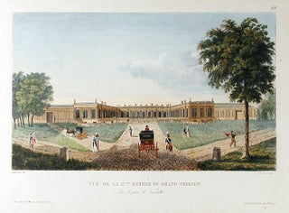 Item #14518 Vue de la 2ême Entrée du Grand Trianon. Claude-François FORTIER, after...