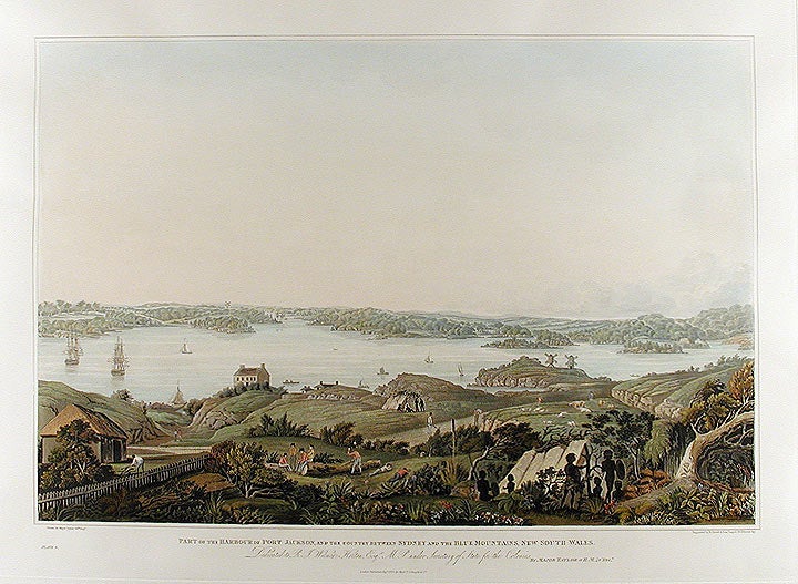 Item #14758 Part of the Harbour of Port Jackson, and the Country between Sydney and the Blue Mountains, New South Wales. James TAYLOR, of his Majesty's 48th Regiment of Foot Major.