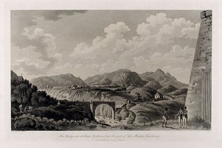 Item #14800 The Bridge over the River Gallions, from the foot of Fort Matilda, Guadaloupe. C. Rev...