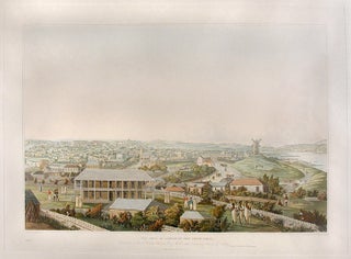 Item #14891 The Entrance of Port Jackson, and Part of the Town of Sydney. New South Wales...