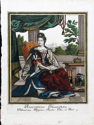 Item #15089 Christina Ewartina, Polonorum Regina, Saxon : Duc : et Elect: &c. [Christina...