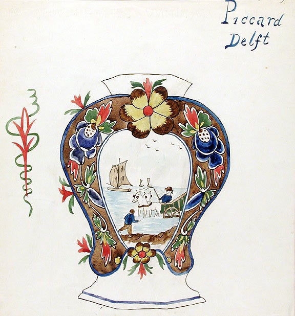 Item #15378 An original design for porcelain. SAMSON, CO, designers.