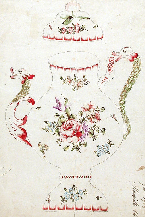 Item #15379 An original design for porcelain. SAMSON, CO, designers.