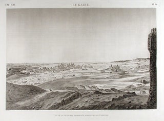 Item #15441 Le Kaire. Vue de La Ville Des Tombeaux, Prise de La Citadelle. DESCRIPTION DE L'EGYPTE