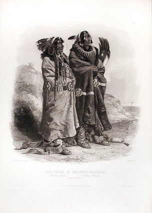 Item #15553 Sih-Chidä & Mahchsi-Karehde. Mandan Indians. Karl BODMER