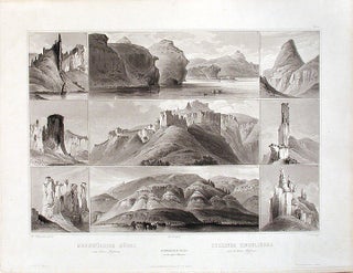 Item #15575 Remarkable Hills on the upper Missouri. Karl BODMER