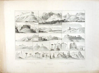 Item #15576 Remarkable Hills on the upper Missouri. Karl BODMER