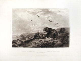 Item #15579 Hunting of the Grizzly Bear. Karl BODMER