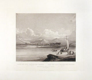 Item #15582 Camp of the Gros Ventres of the Prairies on the upper Missouri. Karl BODMER
