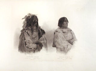 Item #15587 Mehkskeme-Sukahs. Blackfoot-chief. Tátsicki Stomick. Piëkann Chief. Karl BODMER