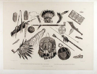 Item #15590 Indian Utensils and Arms. Karl BODMER