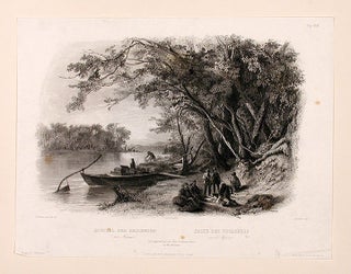 Item #15647 Encampment of the Travellers on the Missouri. Karl BODMER