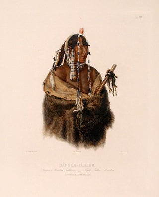 Item #15648 Mándeh-Páhchu. A young Mandan Indian. Karl BODMER