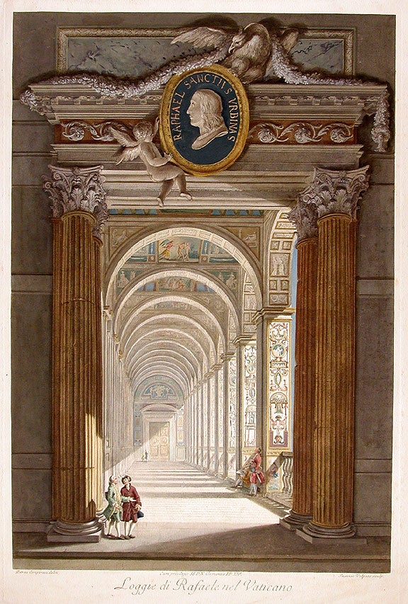 Item #15684 Loggie di Rafaele nel Vaticano. RAPHAEL. Raffaello Sanzio d'Urbino.