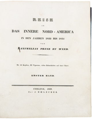 Reise in das Innere Nord-America in den Jahren 1832 bis 1834